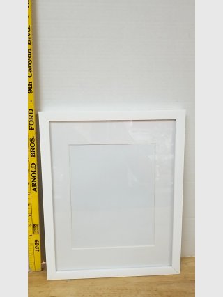 White Wood Picture Frame 24x36\"