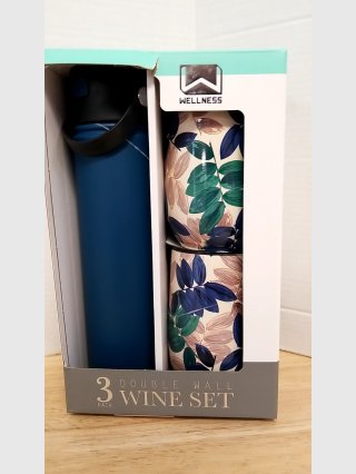 Wellness 3 Double Wall Wine Set