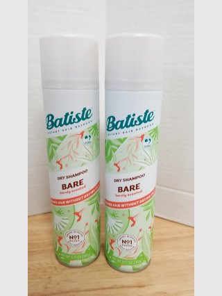 Batiste Bare Dry Shampoo 2 Cans