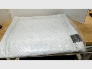 Fieldcrest Border Strip Bath Mat 24 by 40