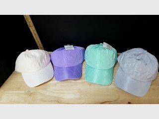 Quilted Baseball Caps Set (4)