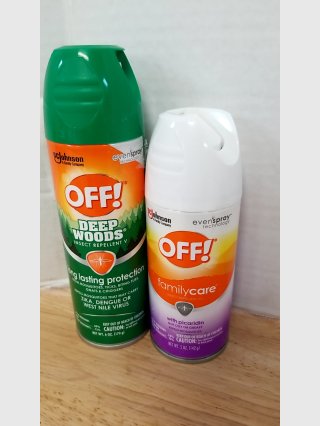 OFF! Deep Woods & FamilyCare Insect Repellent