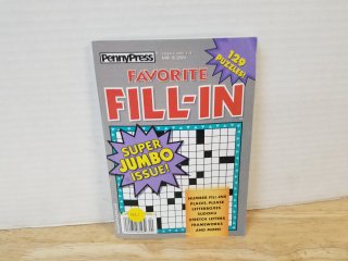 New favorite fill in puzzle book 