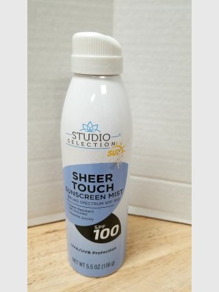 Studio N Sheer Touch Sunscreen SPF 100 Spray