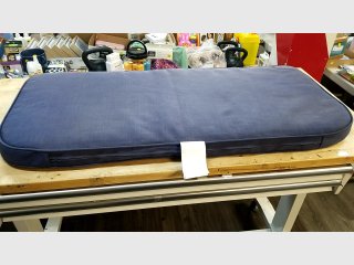 Navy Blue Bench Cushion 42 by 18 inch