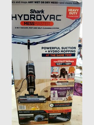 New Shark HydroVac MessMaster Self-Cleaning