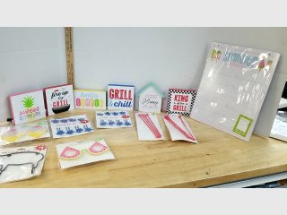 Summer BBQ Party Supplies Lot