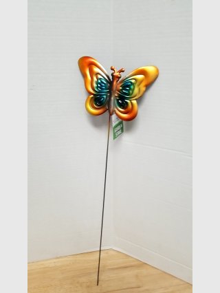 Metal Butterfly Garden Stake 22 inch