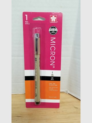 Sakura Pigma Micron 08 Black Pen