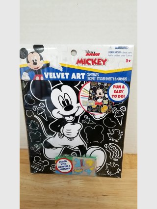 Disney Mickey Junior Velvet Art Kit