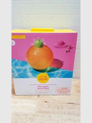 New Sun Squad Inflatable Pineapple Beach Ball