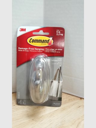 Command Large Decorative Hook 5lb