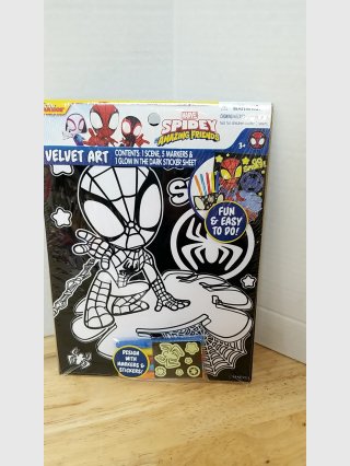 Marvel Spidey Velvet Art Kit