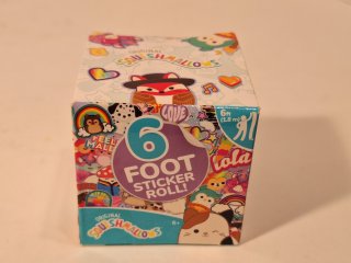 Squishmallows 6 ft sticker roll