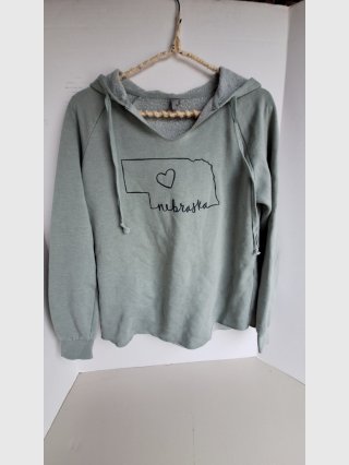 Nebraska Hoodie Sweatshirt, size small 