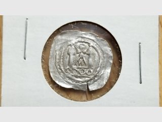 Antique Silver Pfenning, 800+ years old