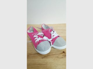 New Pink Glitter Sneakers girls size 2