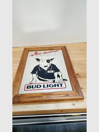 1986 Spuds MacKenzie Bud Light mirror 