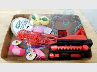 Easter Toys & Crane in Box