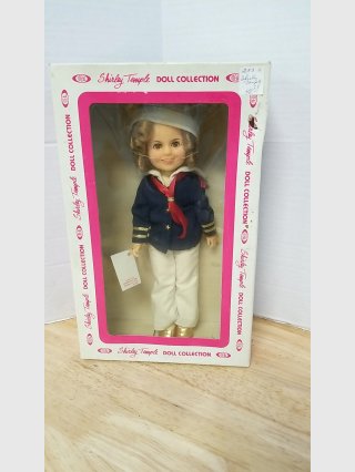 Shirley Temple Sailor Doll in Box, 12 inch