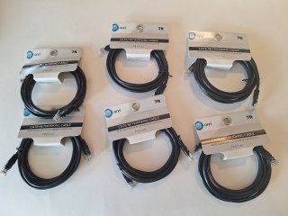 New 7 ft CAT6 networking cables