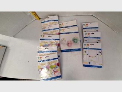 Assorted Party Streamers and Banners