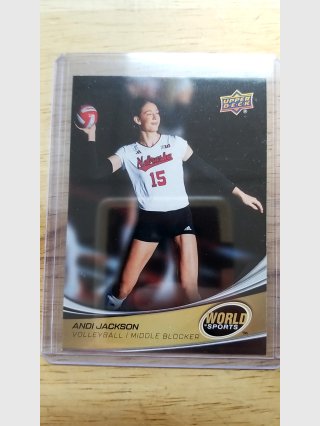 Andi Jackson Volleyball Upper Deck Card