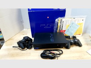 PlayStation 2 Console with Box & Controllers