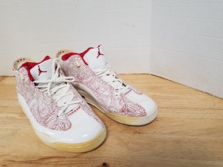 Red/White Jordans, size 12