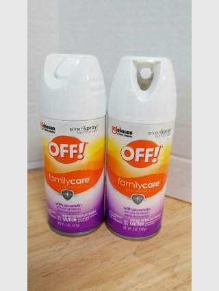 New OFF! FamilyCare Insect Repellent Spray