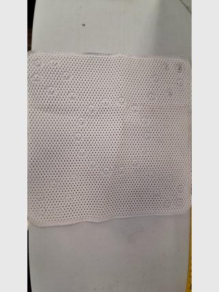 White Rubber Bath Mat