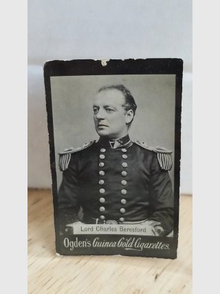 Vintage Lord Charles Beresford Cigarette Card, 1.5 in