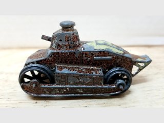 Vintage toy tank, usa, 4 in