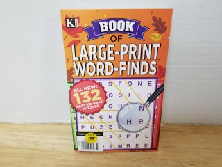 New large print word find puzzles 