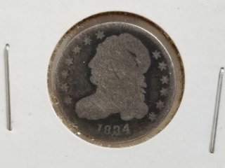 1834 Capped Bust Dime