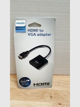 New Philips HDMI to VGA Adapter