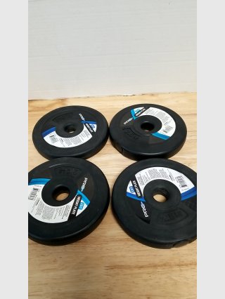 Precor 2.5 lb Rubber Weight Plates (4)