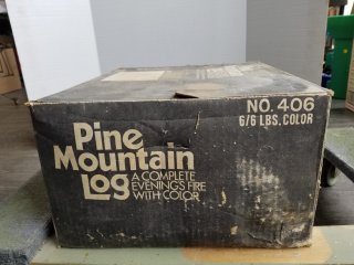 Full box pine mountain logs, 6 total, each 6lb