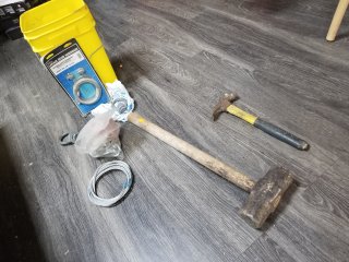 Hammer, sledge, hardware 
