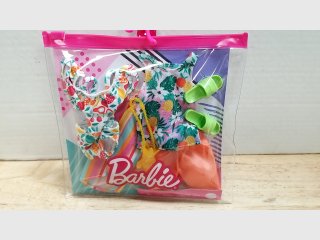 New Barbie Tropical Swimsuit Accessory Set