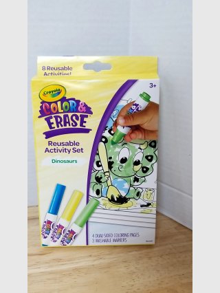 Crayola Color & Erase Dinosaur Activity Set