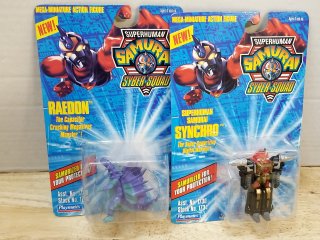 New Superhuman Samurai Syber-Squad Figures