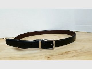 New Black Leather Belt, mens L 38-40