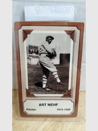 Pioneers of Baseball Art Nehf Pitcher Card 1915-1929