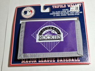 New 1992 Colorado Rockies trifold wallet 