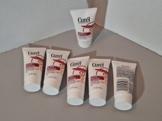 Six - 1 ounce Curel hand cream