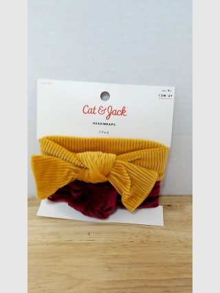 New 2 Pack Head Wraps 12m-5T