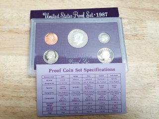 1987 US Proof Coin Set