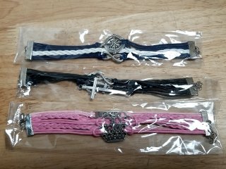 New Three Charm Bracelets