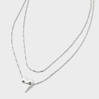 New Heart Medallion 15.5 Inch Multi-Strand N